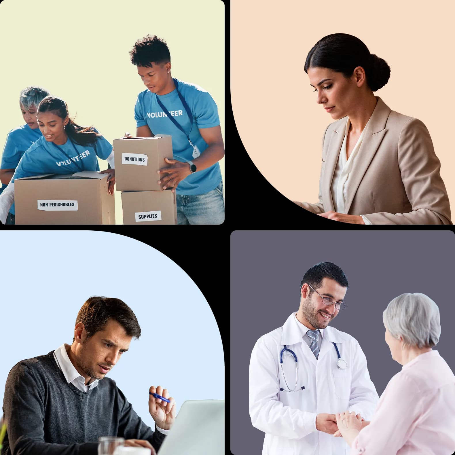 Who we support illustration