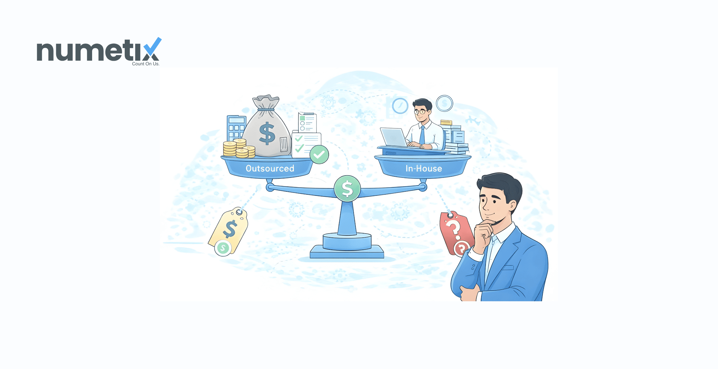 Outsourced finance & accounting vs hiring in-house: What’s actually cheaper?