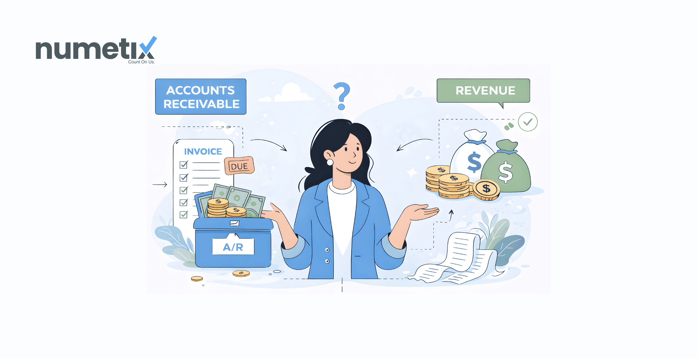 What is accounts receivable revenue? Understanding the difference clearly