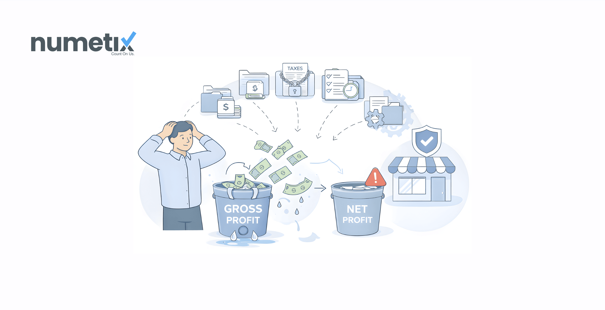 Where consulting firms lose margin without noticing: The 5 leaks between gross and net profit