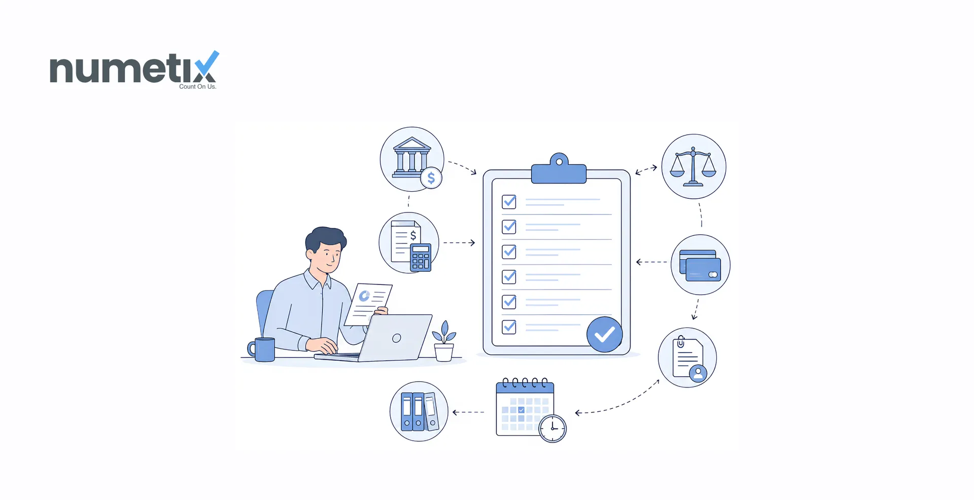 Monthly bookkeeping checklist for a small law firm