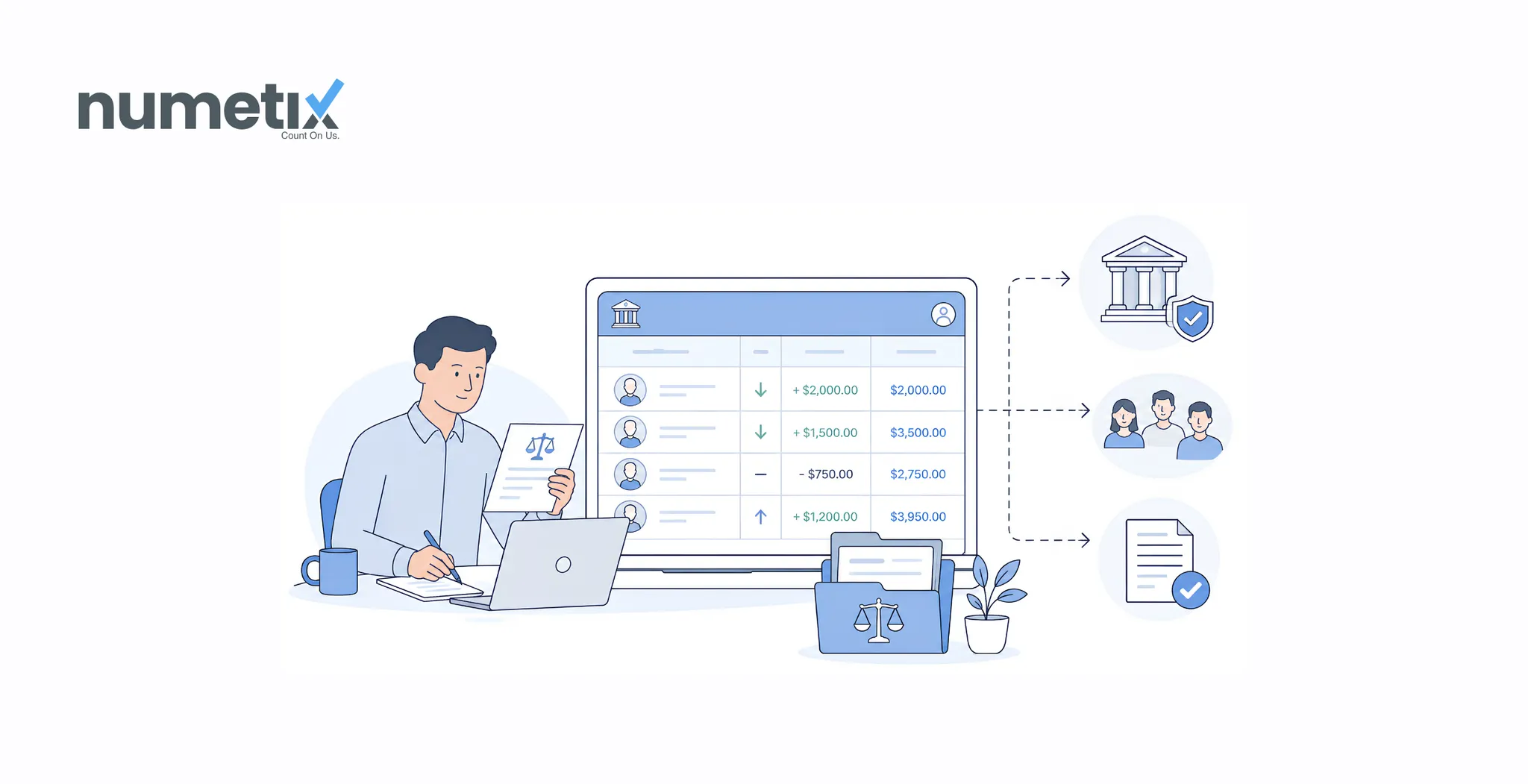 IOLTA client trust ledger example