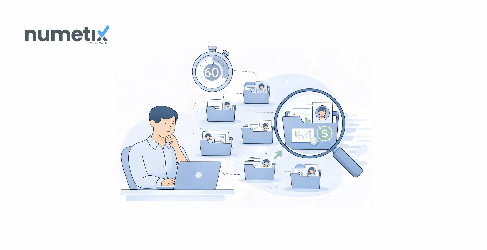 Your firm has 40 clients. Can you find any client's financial records in under 60 seconds?