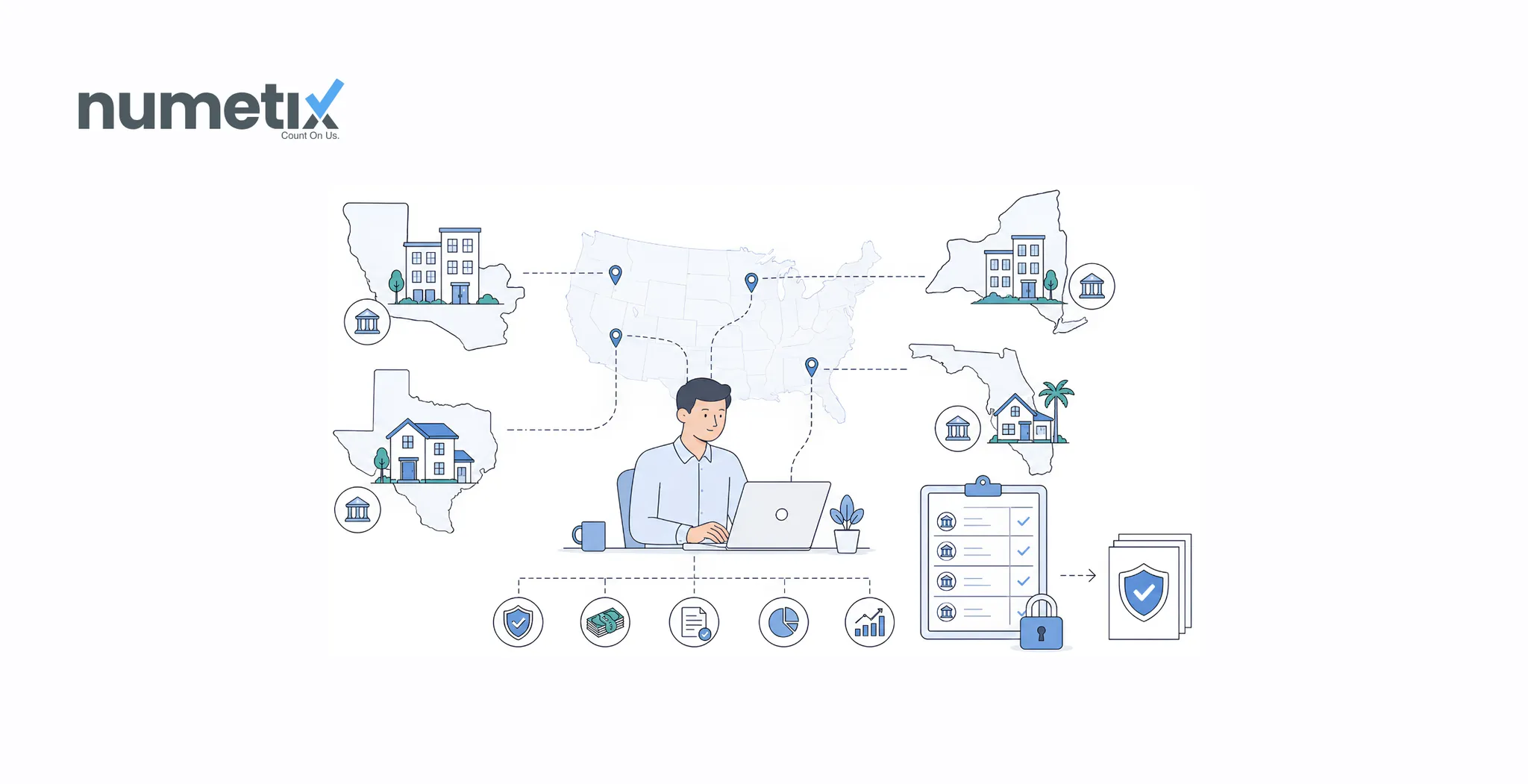 Multi-state trust accounting for property management companies