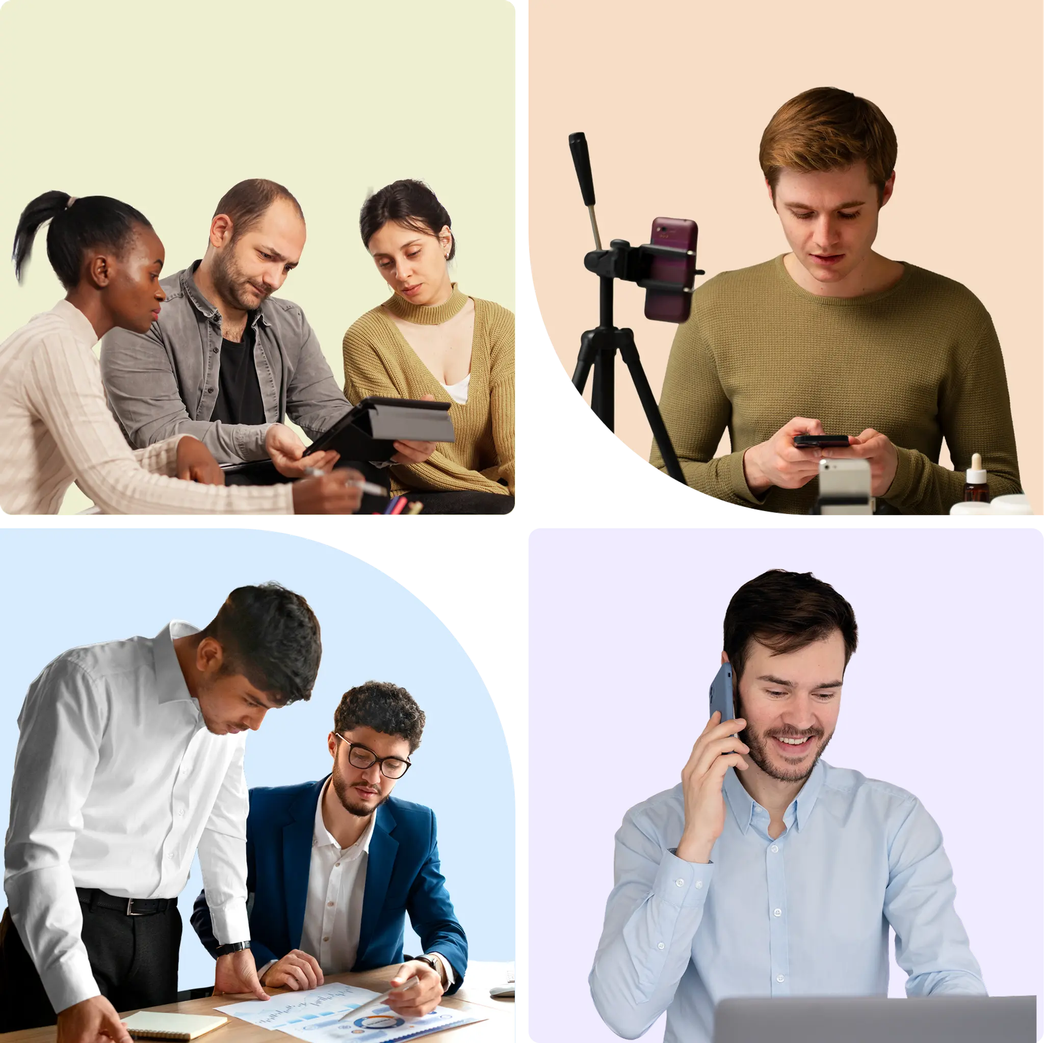 Who we support illustration