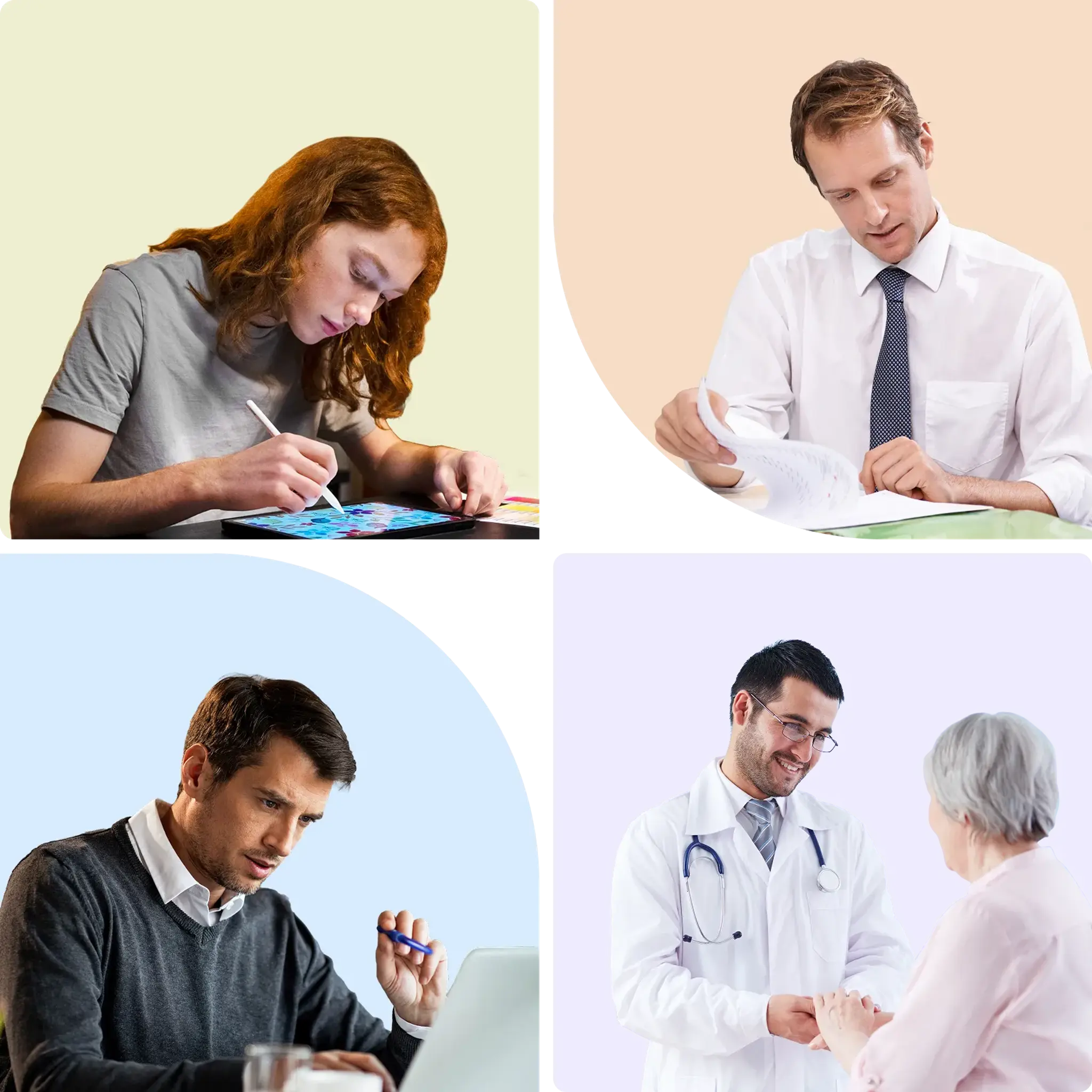 Who we support illustration