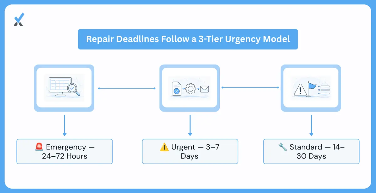 The Three Tier Framework That Governs Most Repair Deadlines