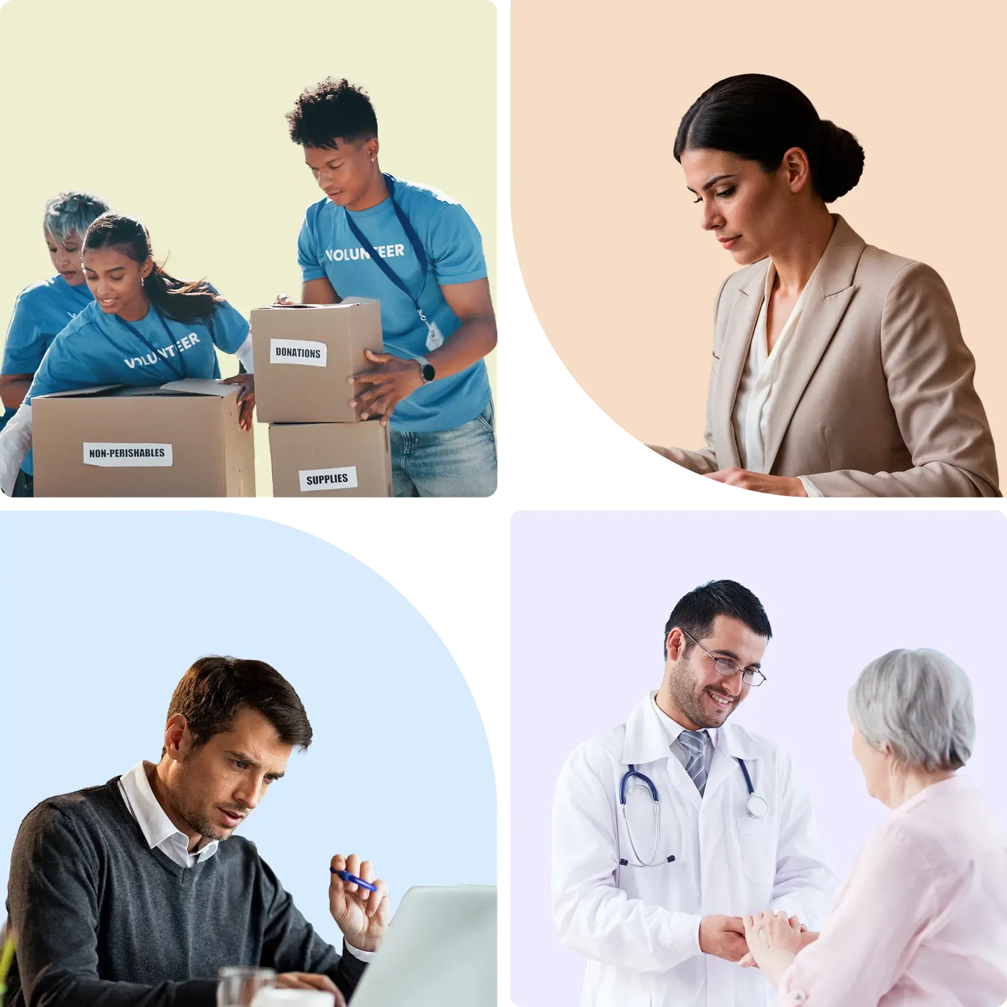 Who we support illustration